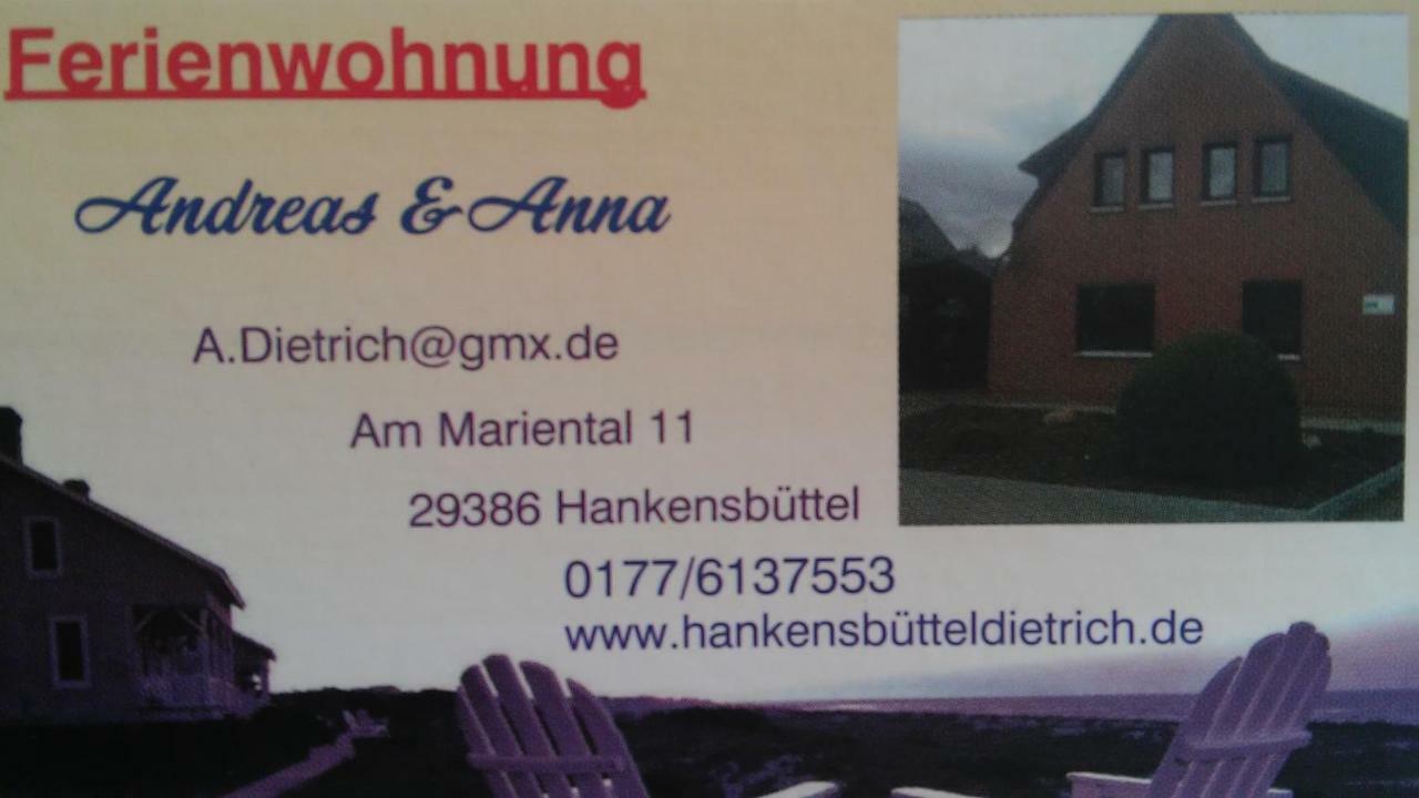 Am Mariental 11 Lägenhet Hankensbuttel Exteriör bild
